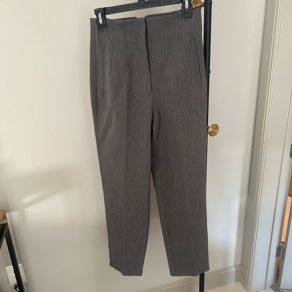 Zara high waist work pants